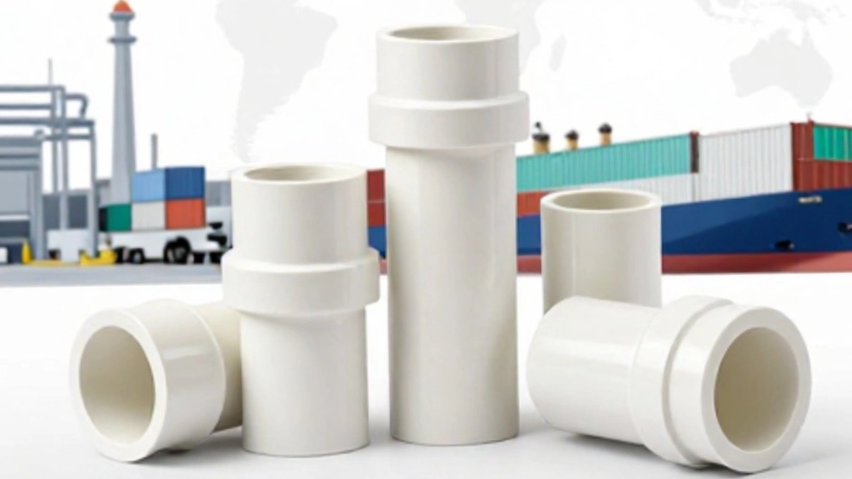 Tabriz white pipe fittings direct production and export of Azar Lule Baspar
